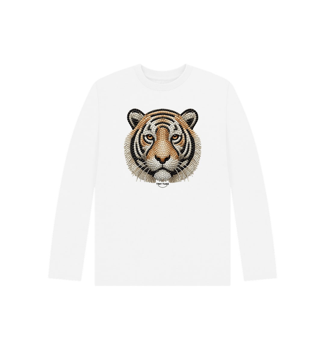 White Printed Kids T-Shirt