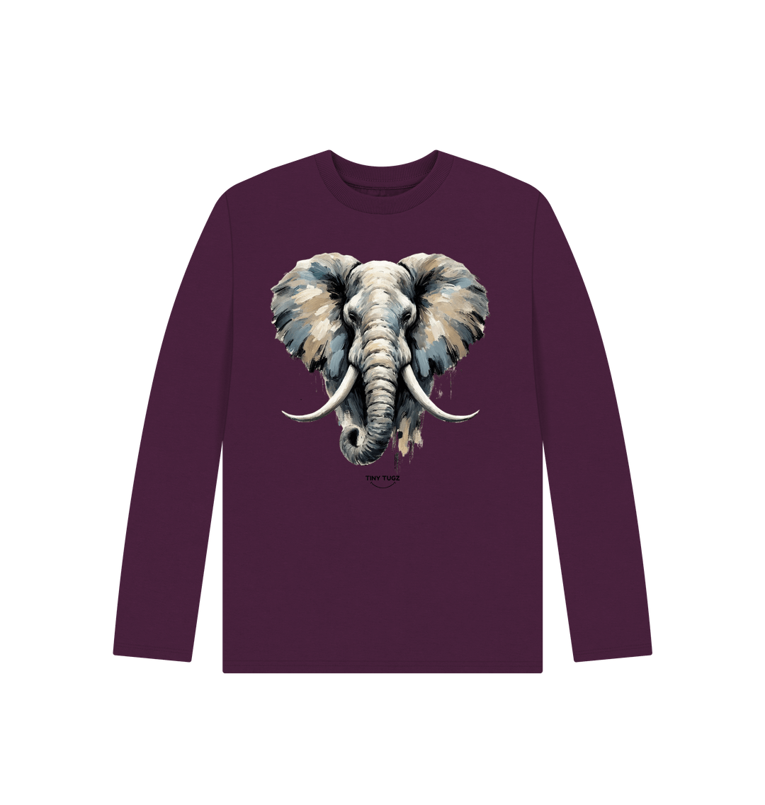 Purple Printed Kids T-Shirt