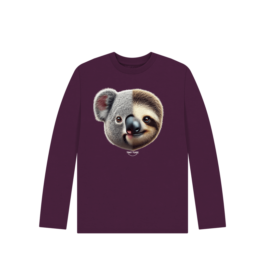 Purple Printed Kids T-Shirt