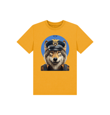Mustard Printed Kids T-Shirt