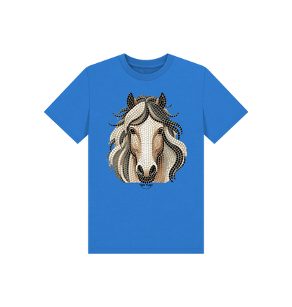 Bright Blue Printed Kids T-Shirt