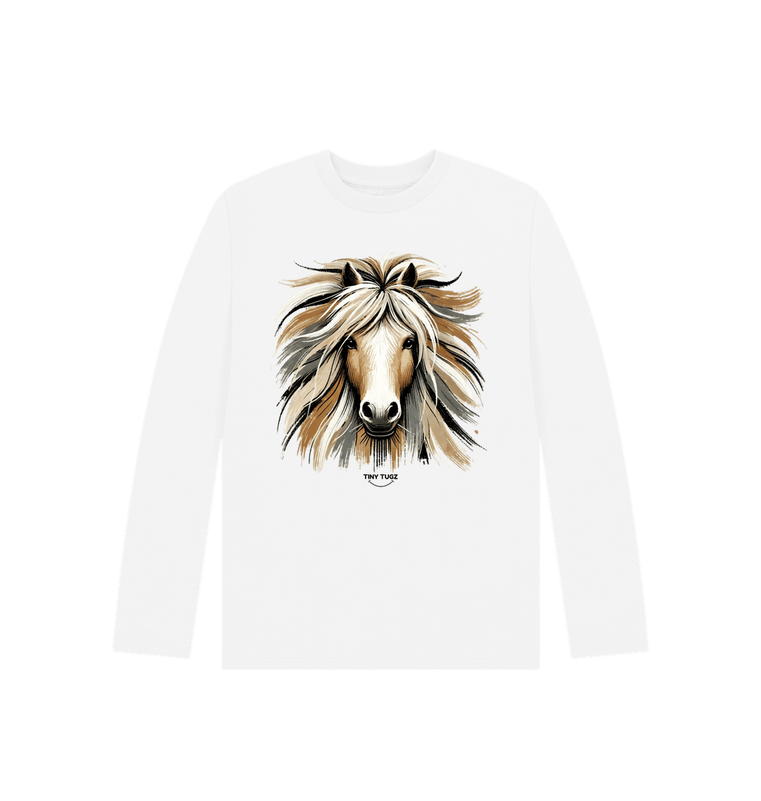 White Printed Kids T-Shirt
