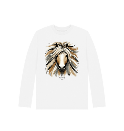 White Printed Kids T-Shirt