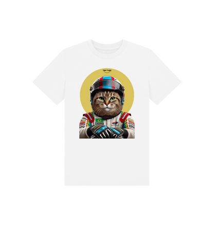 White Printed Kids T-Shirt