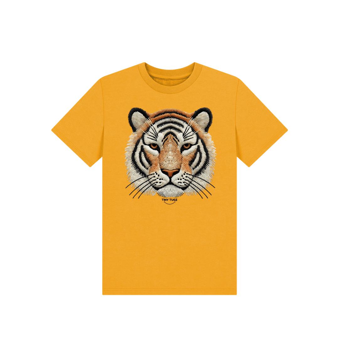 Mustard Printed Kids T-Shirt