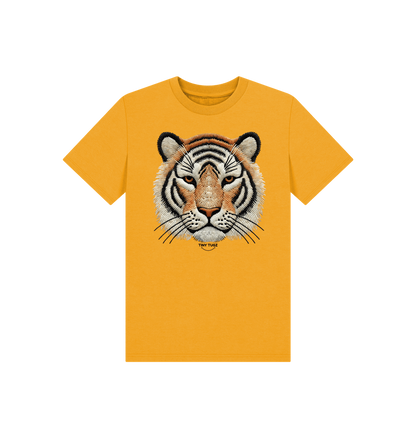Mustard Printed Kids T-Shirt