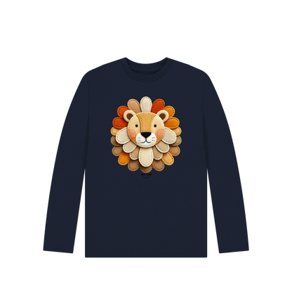 Navy Blue Printed Kids T-Shirt
