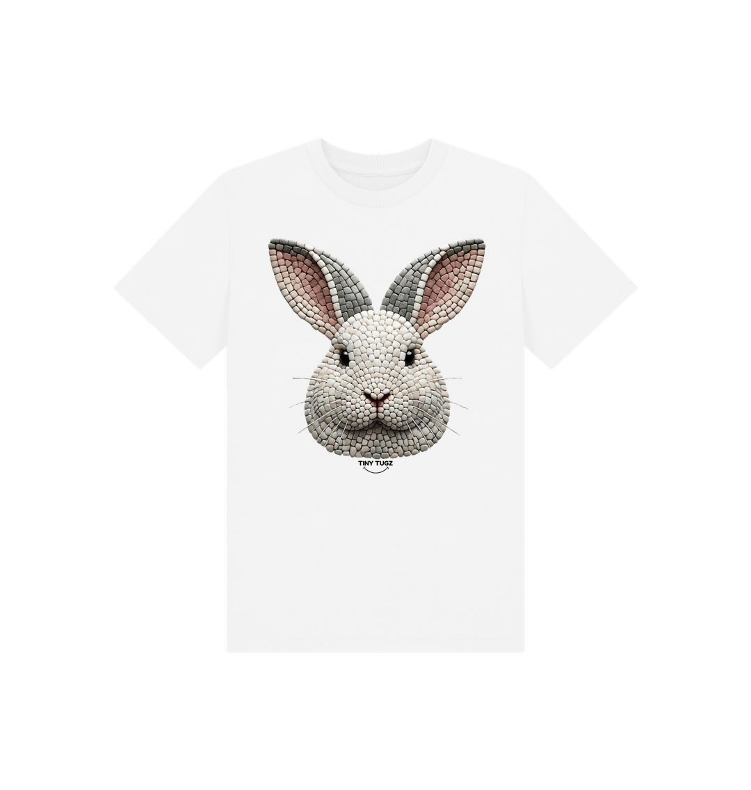 White Printed Kids T-Shirt