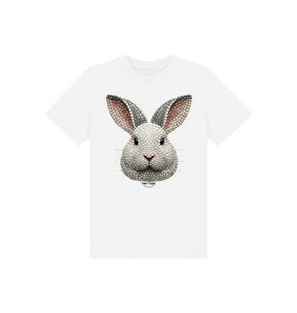 White Printed Kids T-Shirt