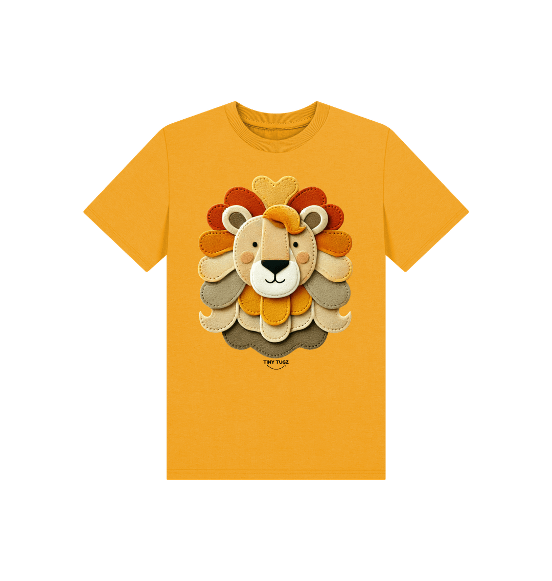 Mustard Printed Kids T-Shirt