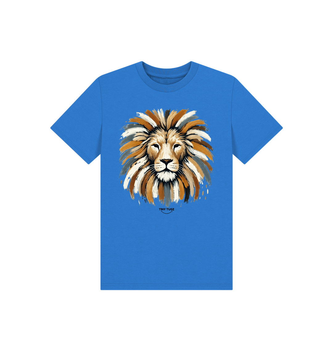 Bright Blue Printed Kids T-Shirt