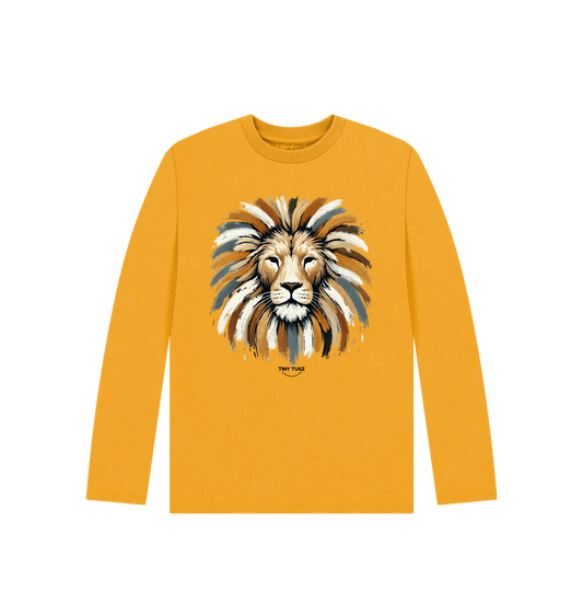 Mustard Printed Kids T-Shirt