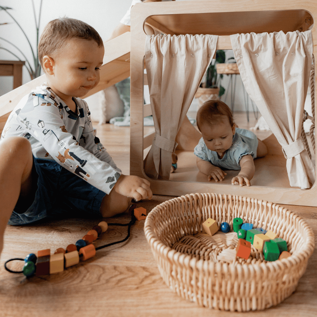 CUBITRI® Climbing Play Cube With Wooden Window