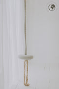 HopOn Swing - Bouclé Ice Grey – OEKO-TEX® certified swing, handmade in Estonia