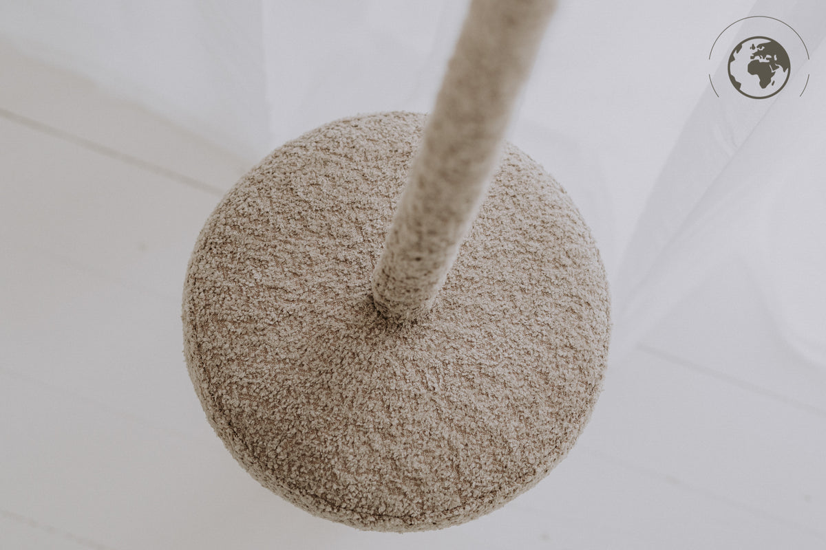 HopOn Swing - Bouclé Sand – OEKO-TEX® certified swing, handmade in Estonia