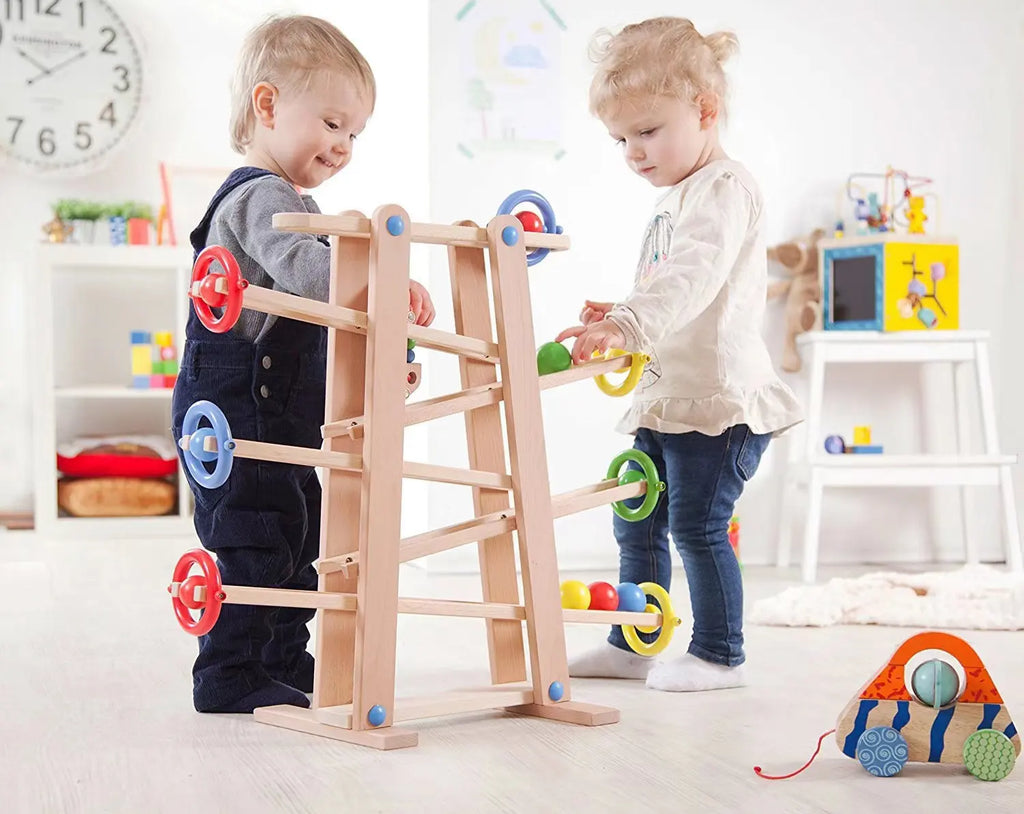 Wooden Marble Run