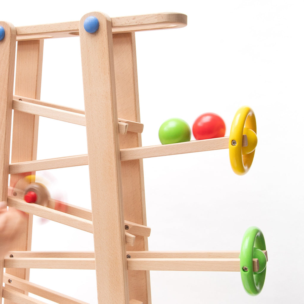 Wooden Marble Run
