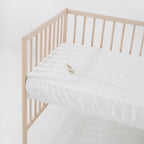 Linen Fitted Sheet for Kids - White