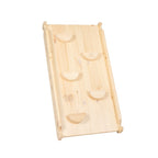 Ladder with a Slide-Climbing Wall - Natural Wood