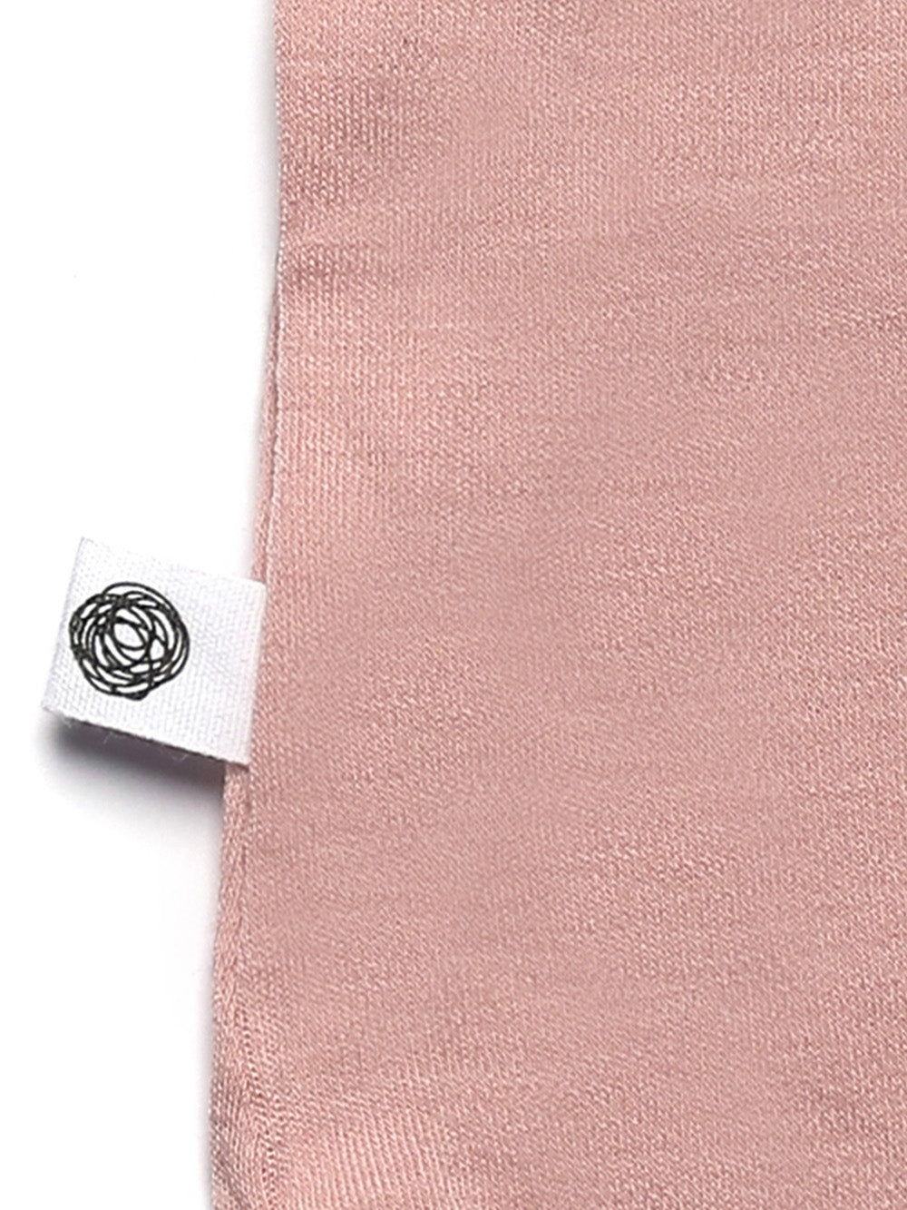 Wool Wrap Romper, Short Sleeve - Merino Wool - Misty Rose