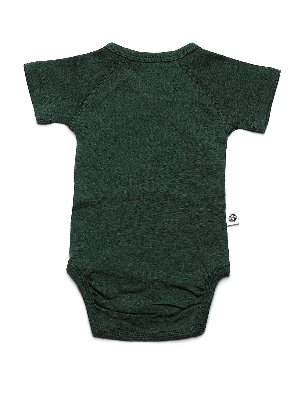 Wool Wrap Romper, Short Sleeve - Merino Wool - Mountain View