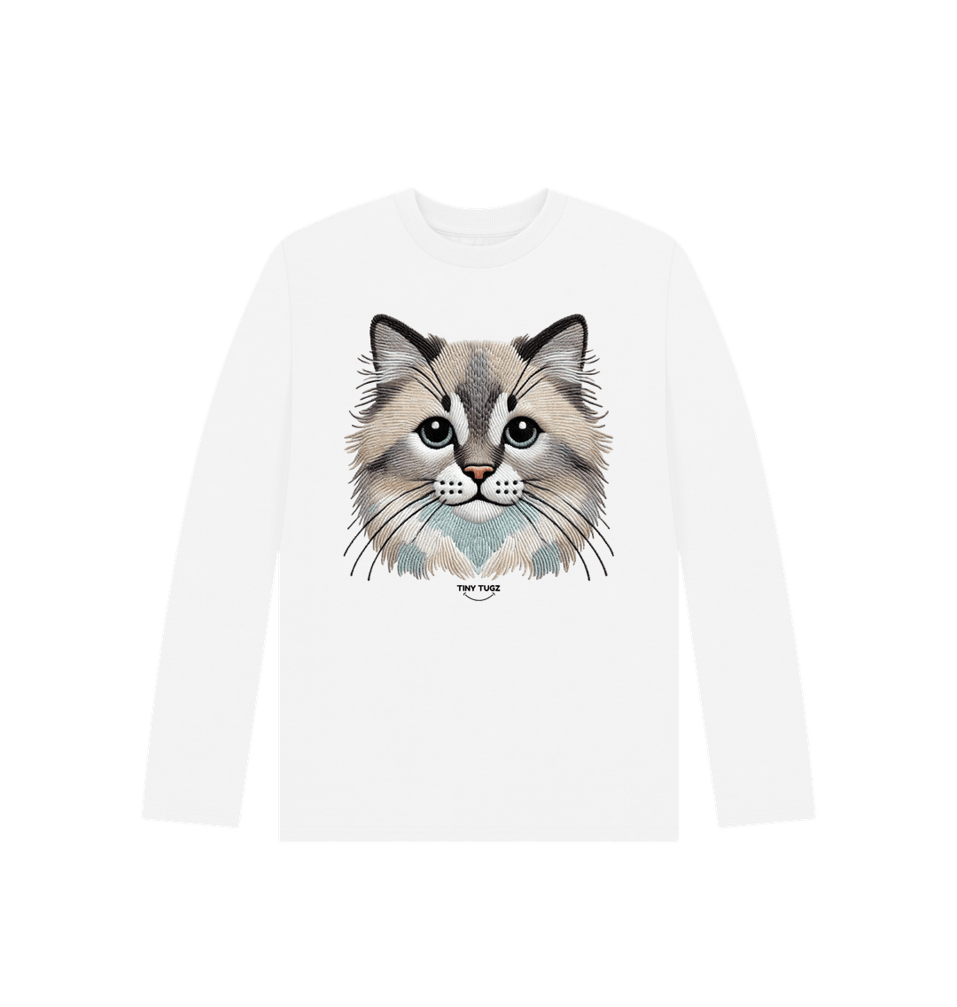 White Printed Kids T-Shirt