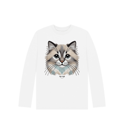 White Printed Kids T-Shirt
