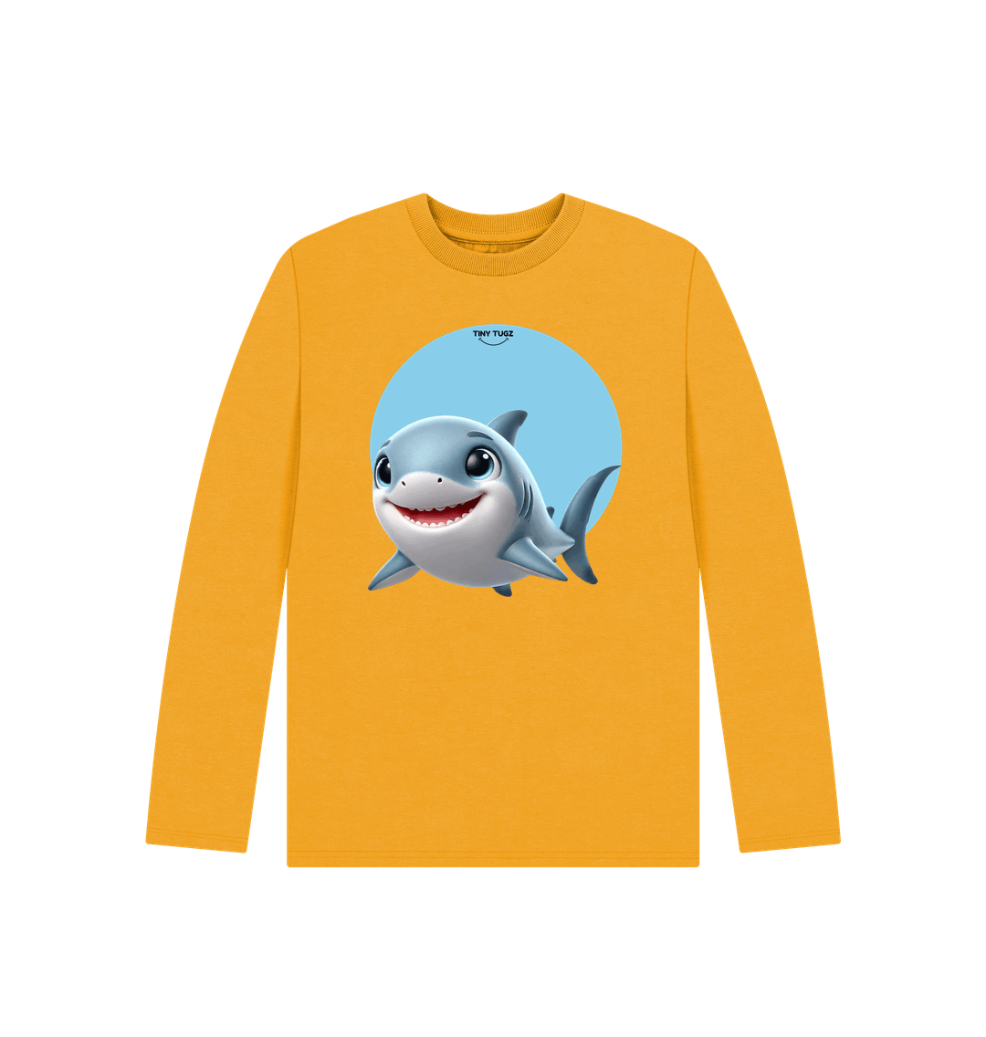 Mustard Printed Kids T-Shirt