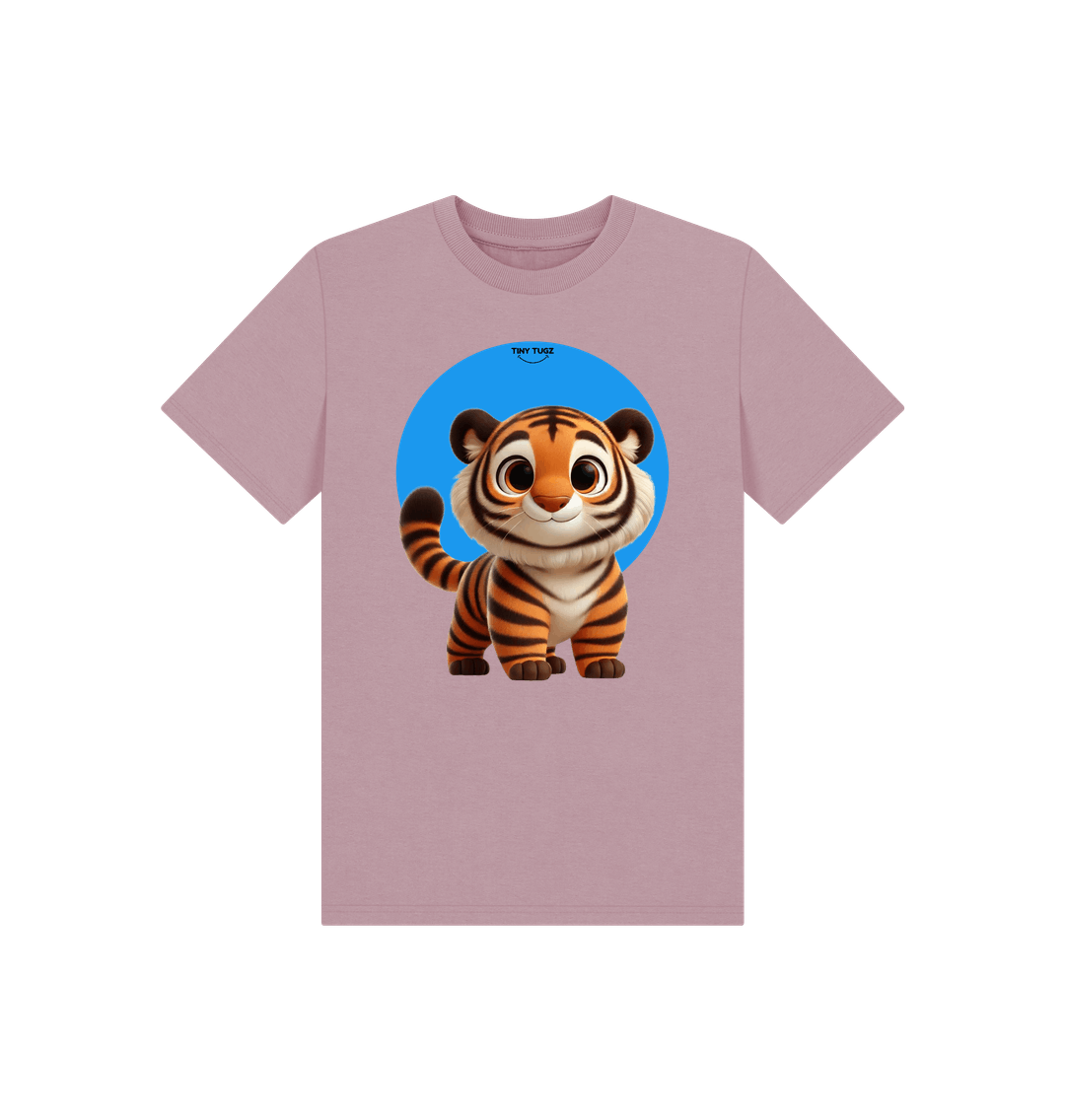 Mauve Printed Kids T-Shirt