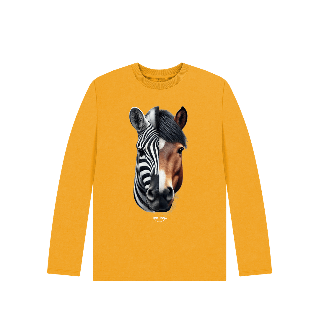 Mustard Printed Kids T-Shirt