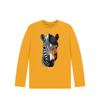 Mustard Printed Kids T-Shirt
