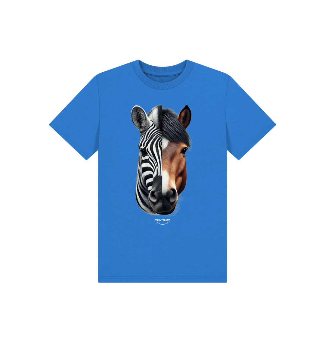 Bright Blue Printed Kids T-Shirt