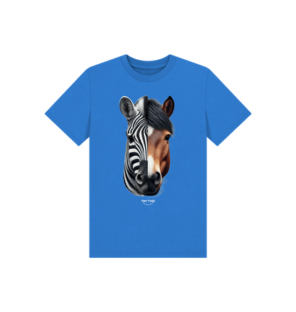 Bright Blue Printed Kids T-Shirt