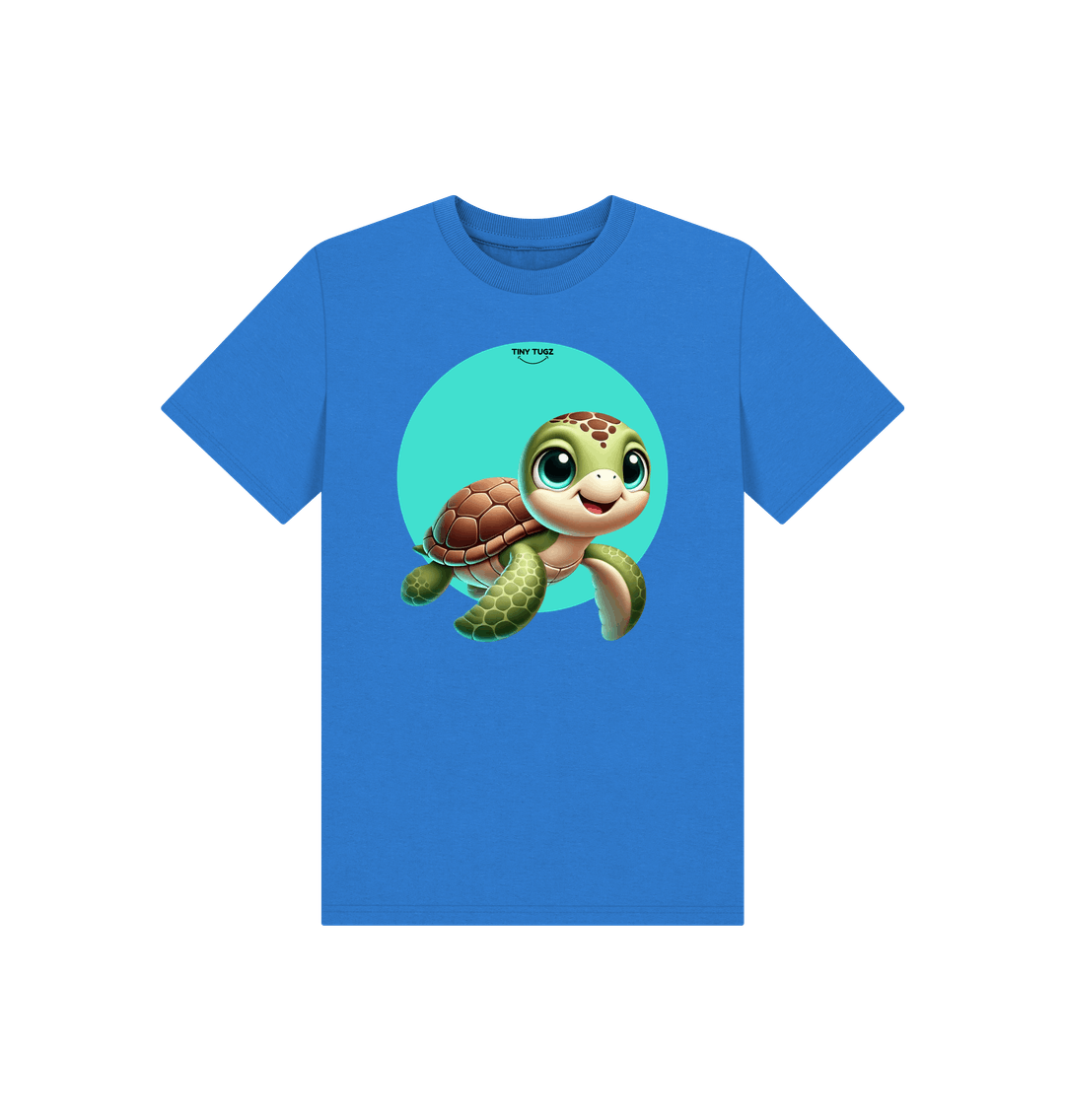 Bright Blue Printed Kids T-Shirt