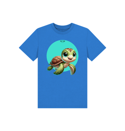 Bright Blue Printed Kids T-Shirt