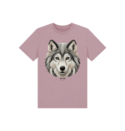Mauve Printed Kids T-Shirt