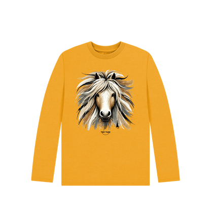 Mustard Printed Kids T-Shirt