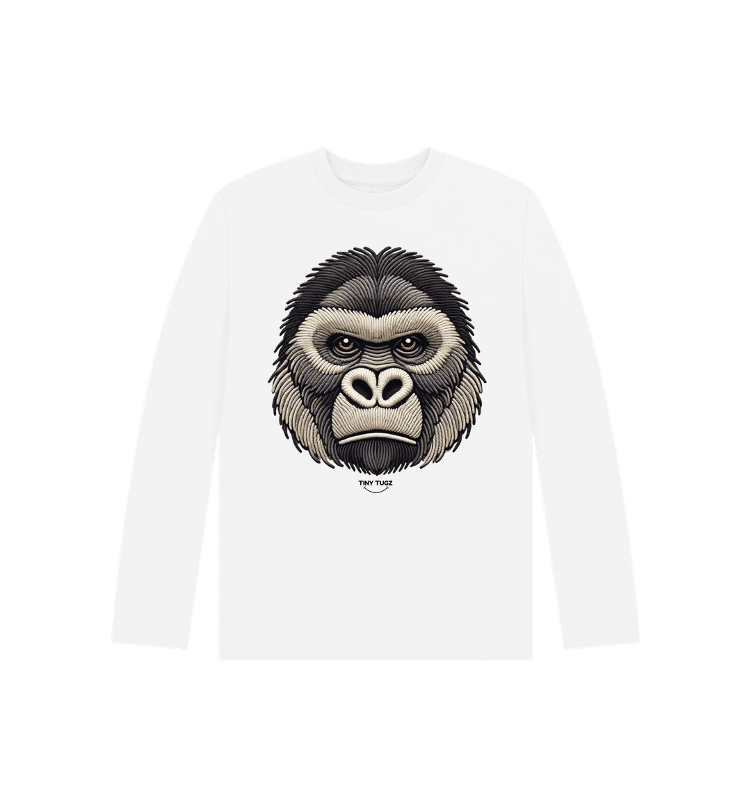 White Printed Kids T-Shirt