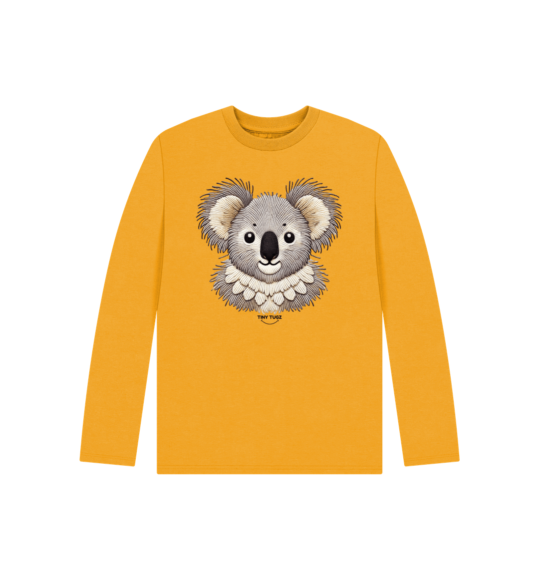 Mustard Printed Kids T-Shirt