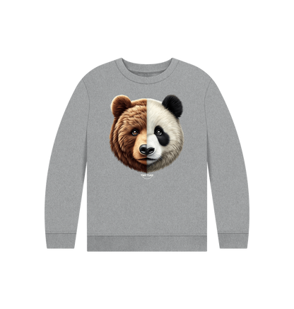 Athletic Grey Printed Kids Jumper