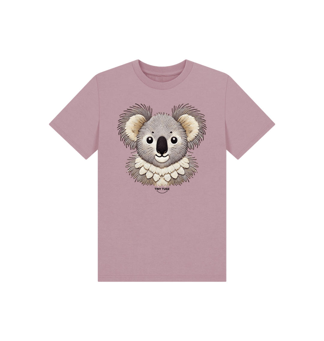 Mauve Printed Kids T-Shirt