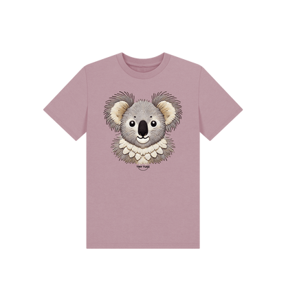 Mauve Printed Kids T-Shirt