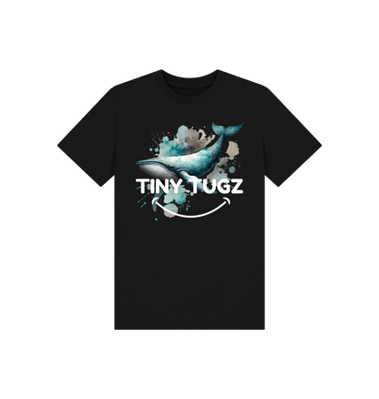 Black Printed Kids T-Shirt