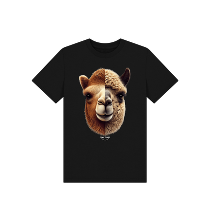 Black Printed Kids T-Shirt