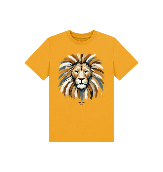 Mustard Printed Kids T-Shirt