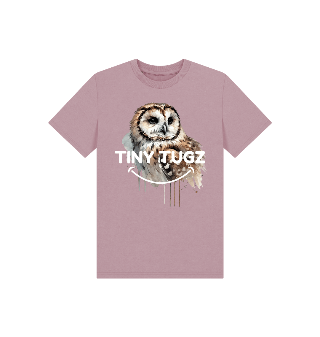 Mauve Printed Kids T-Shirt