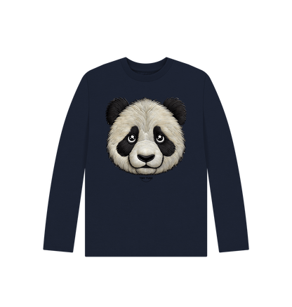 Navy Blue Printed Kids T-Shirt