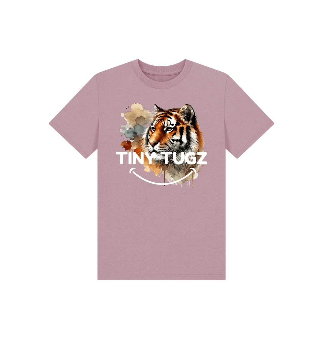 Mauve Printed Kids T-Shirt