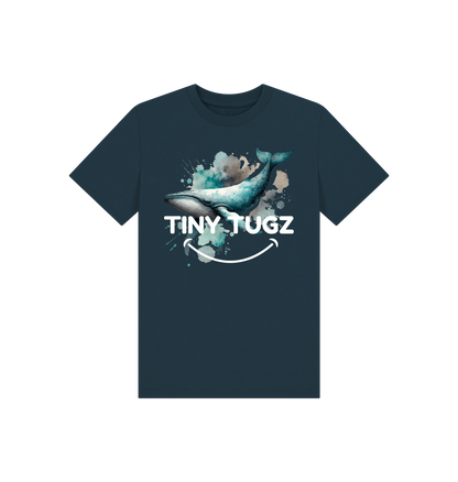 Denim Blue Printed Kids T-Shirt