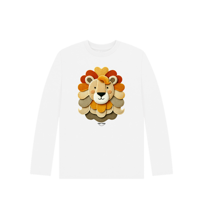 White Printed Kids T-Shirt